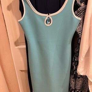 Amanda Uprichard Blue Mini Dress